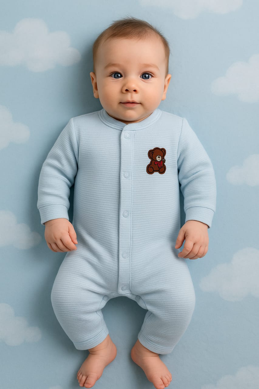 Soft Thermal Onesie Infant Sky
