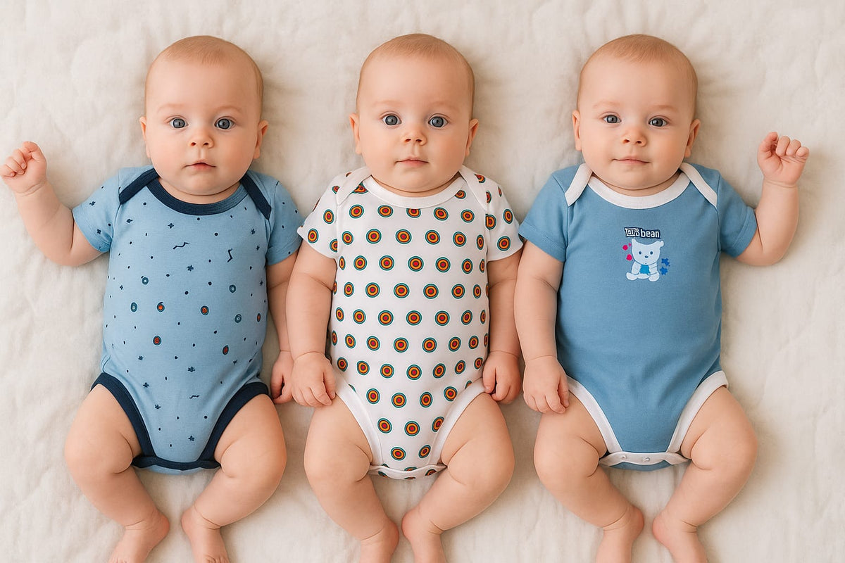 Bodysuits Short Sleeves Pack Of 3 Boys