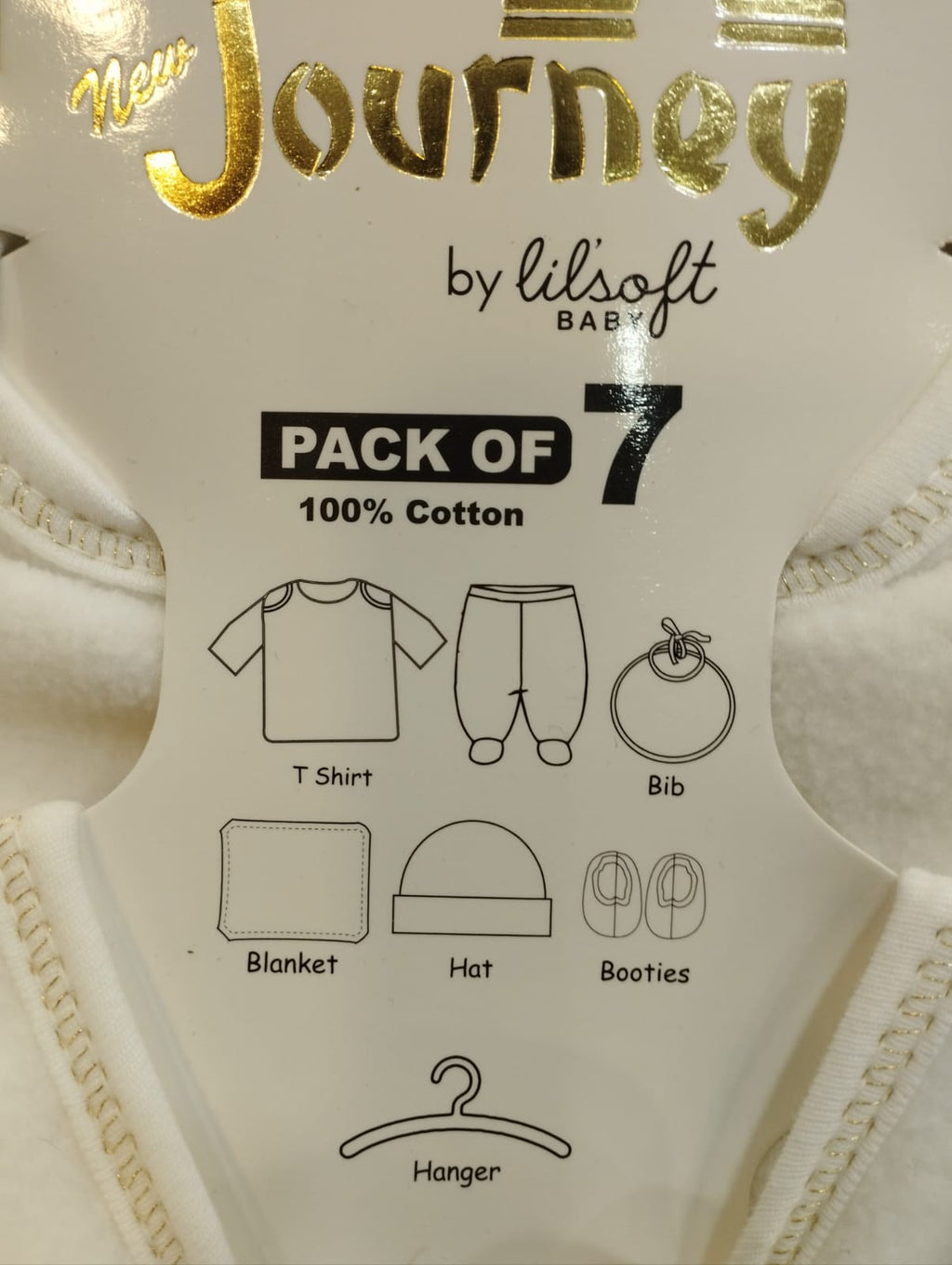 Journey 7 pcs starter set for newborn baby (animals) 0-3M