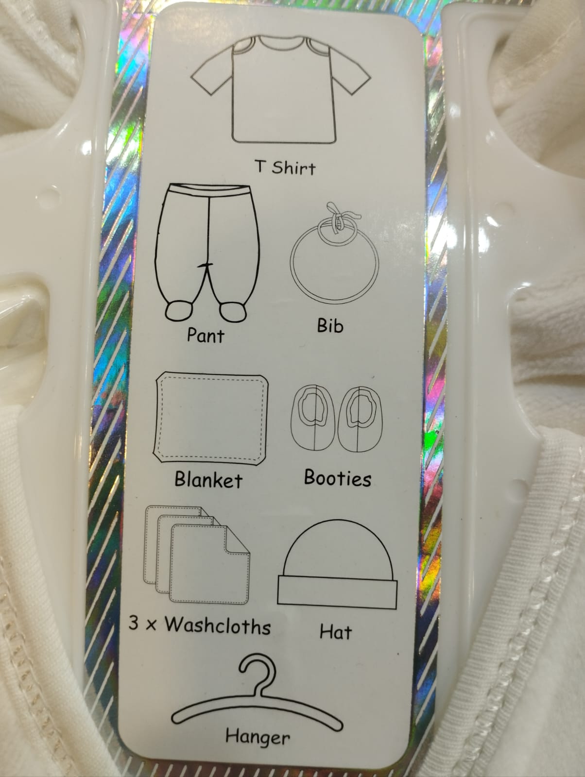 Journey pack of 10 starter set for new born baby 0-3M ( GREEN PANDA )