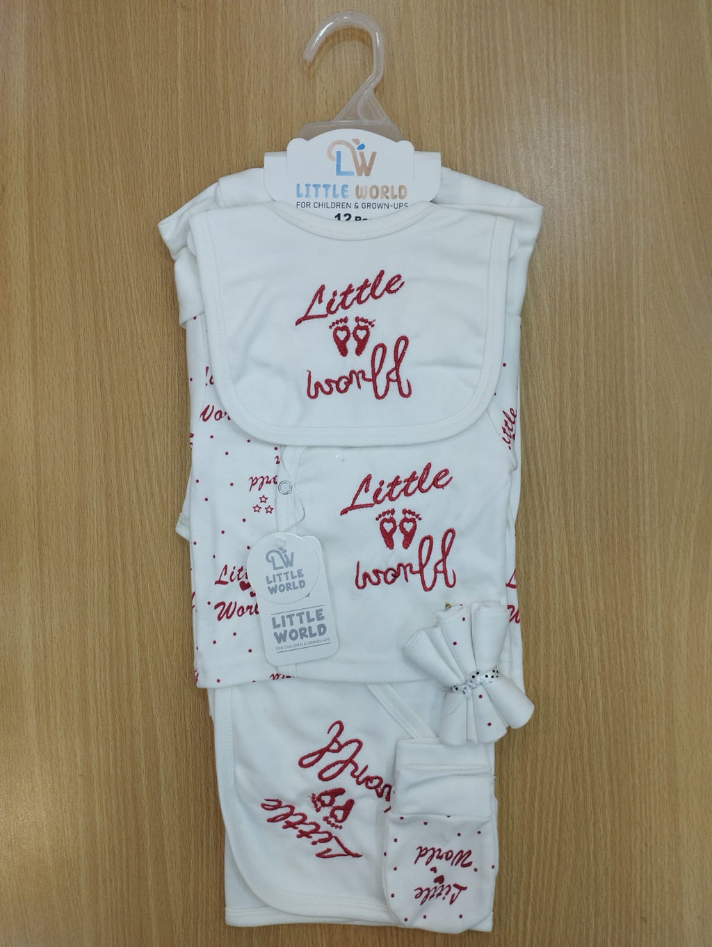 Little world winter starter set for newborn baby (0-3M)  (pack of 12)