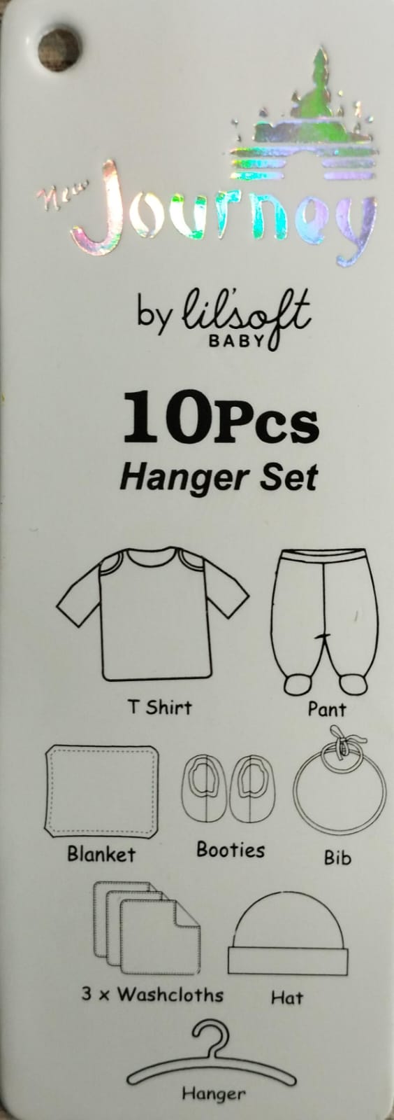 Journey winter starter set for newborn baby (BLUE CAT) (0-3M)  (pack of 10)