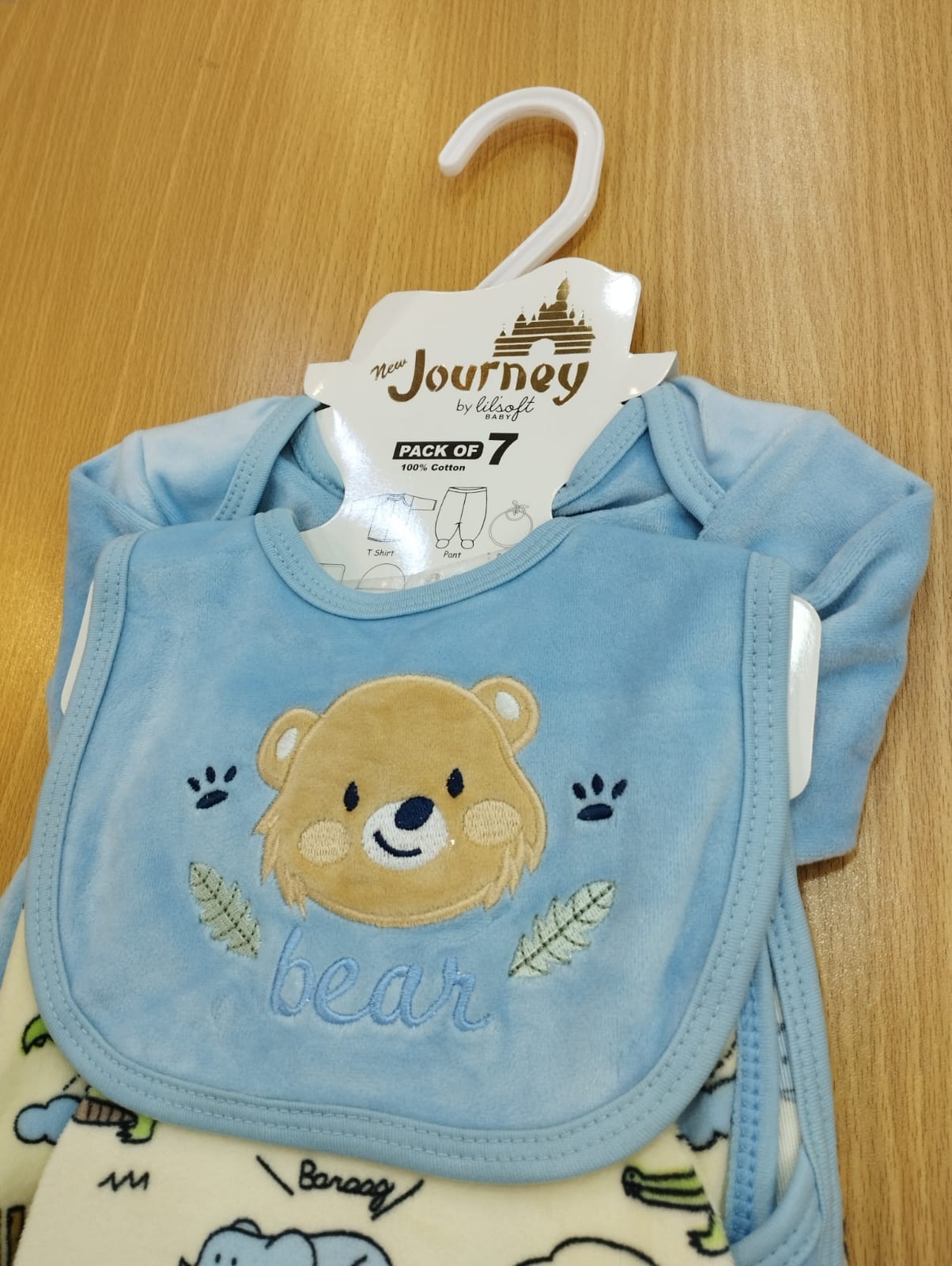 Journey 7 pcs starter set for newborn baby (animals) 0-3M