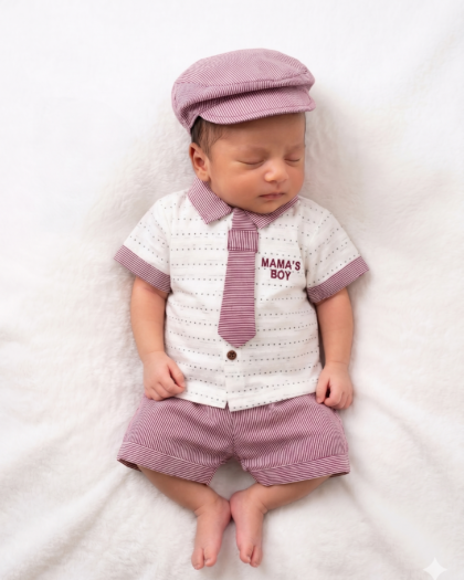 New Born Little Gentleman 3-Piece Summer Suit