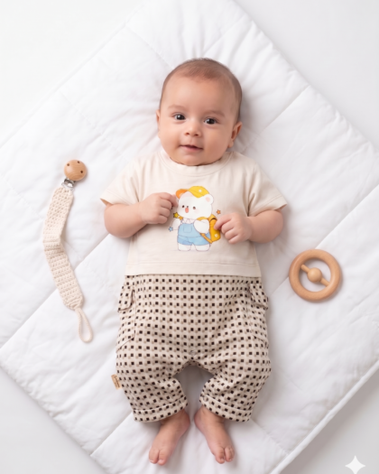 Baby Bear Pocket Romper