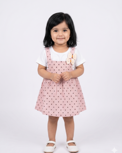 Tea Pink Floral Joy Frock
