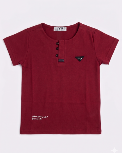 Classic Henley Button Tee