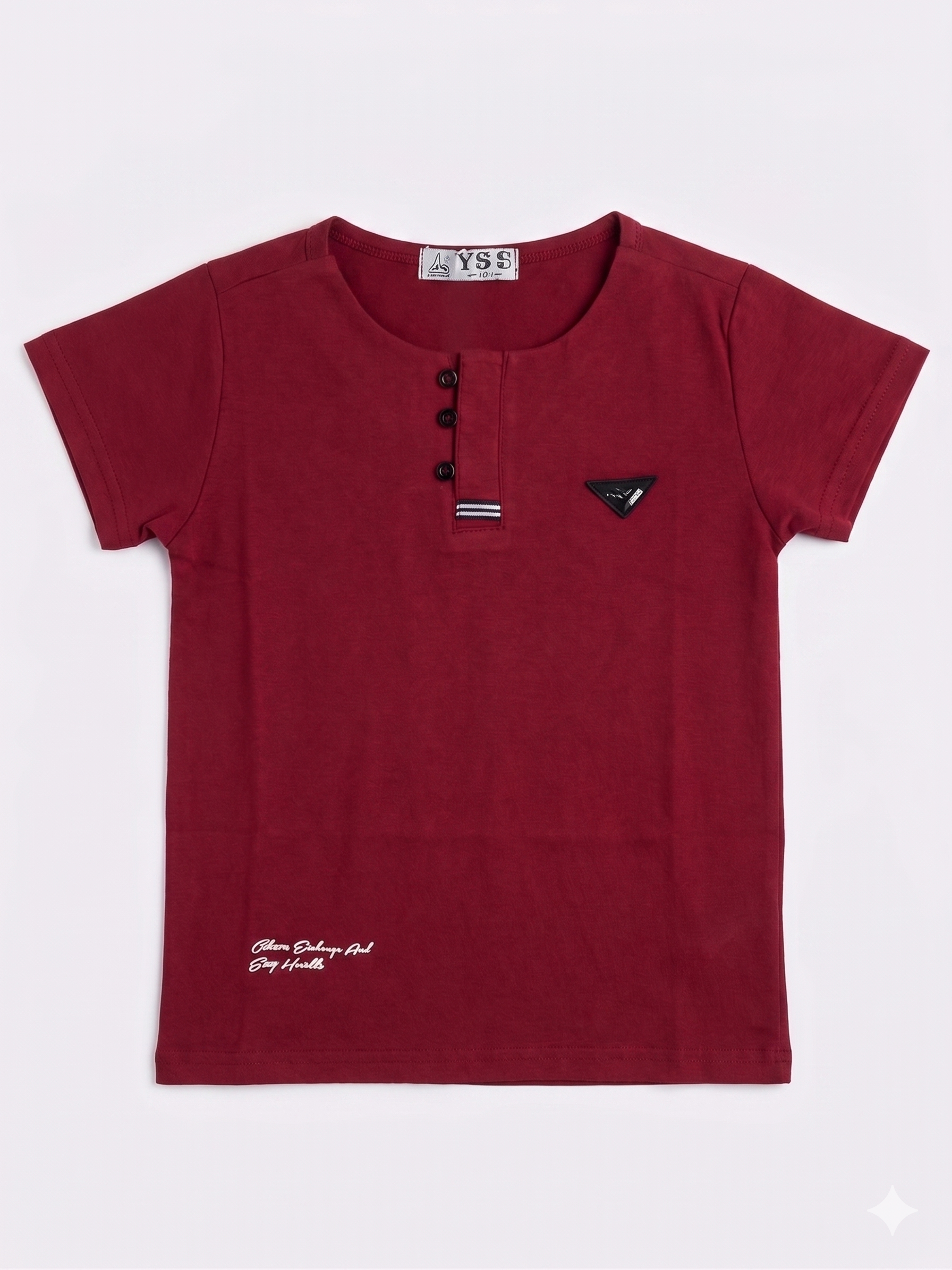 Classic Henley Button Tee