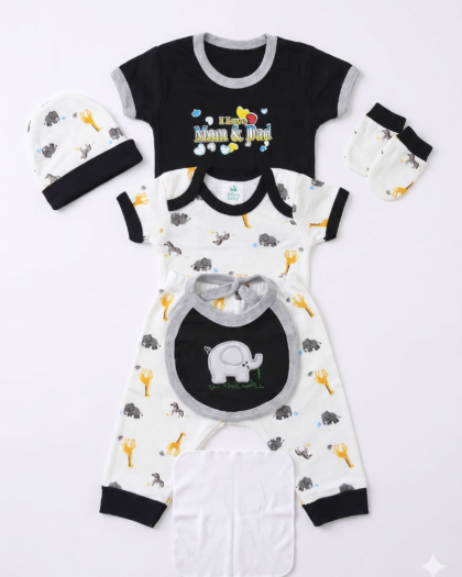 I Love Mom & Dad 7-Piece Newborn Set