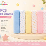 6 Pcs Face Towels
