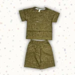 Brown Printed Track Naiker Suit