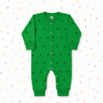 Star Green Rib Romper