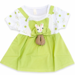 Green Plain Baby Frock