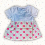Pink Circle Baby Frock - Image 2