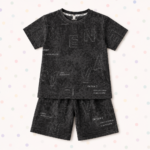 Urban Printed Boys T-Shirt & Shorts Set