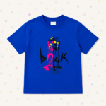Blue Melt Cube Graphic Kids T-Shirt