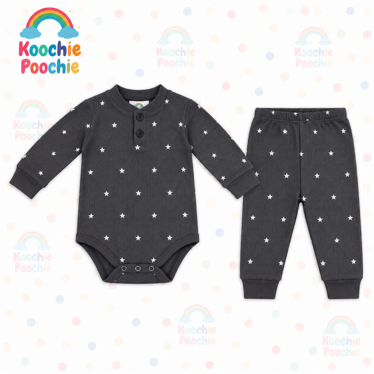 wcgs-image-3a0b9039 Grey Star Body Suit - Image 1