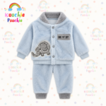 Cozy Elephant Fleece 2-Piece Winter Set