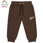 Kids Chocolate Brown Jogger Pants
