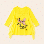 Always Be Free Butterfly Girls’ Top