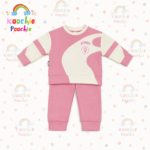 Baby Pink Cozy Sweatshirt & Pants Set