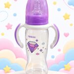Purple Diamond 270ml Plastic Baby Feeder