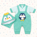Penguin Adventure Baby Romper Set - Image 2