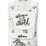 new born fleece fabric welcome to the world 12 pcs starter set