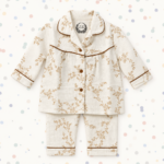 Little Blossom Floral Cotton 2-Piece Kids Night Suit