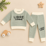 Little Trendsetter Libre Comme Striped Winter 2-Piece Set