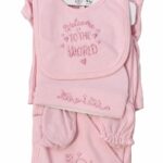 "Welcome to the World" Little Princess 10-Piece Baby Gift Set – Soft Pink