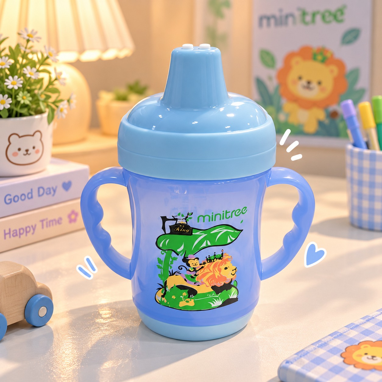 wcgs-image-797bba13 Minitree Baby Sippy Cup with Dual Handles & Sipper Lid - Image 1