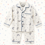 Little Moon & Stars Cotton 2-Piece Kids Night Suit