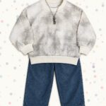 Boys' Urban Grey Sweatshirt & Denim Jeans Set
