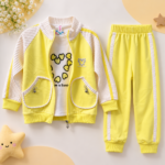 Sunshine Hearts Girls' 3-Piece Tracksuit Set