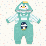 Penguin Adventure Baby Romper Set