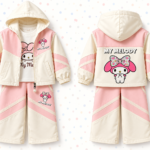 My Melody Princess Pink & Cream 3-Piece Girls Winter Set